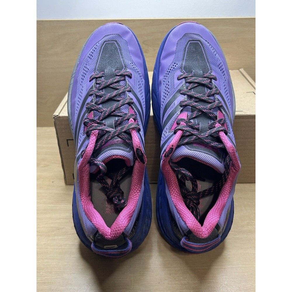 Hoka One One Women's Speedgoat 3 Purple Vibram Trial Running Shoes Size 11 - Picture 13 of 13